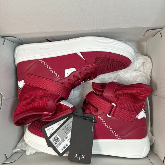 Armani Exchange Womens High Cut Sneakers - Picture 6 of 6